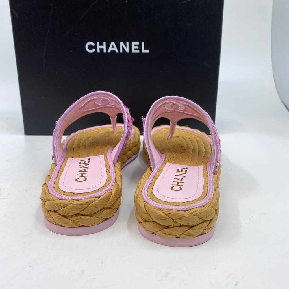 CHANEL Tweed Sandal Bag Set Vintage Pink | EU37 - Picture 9 of 12